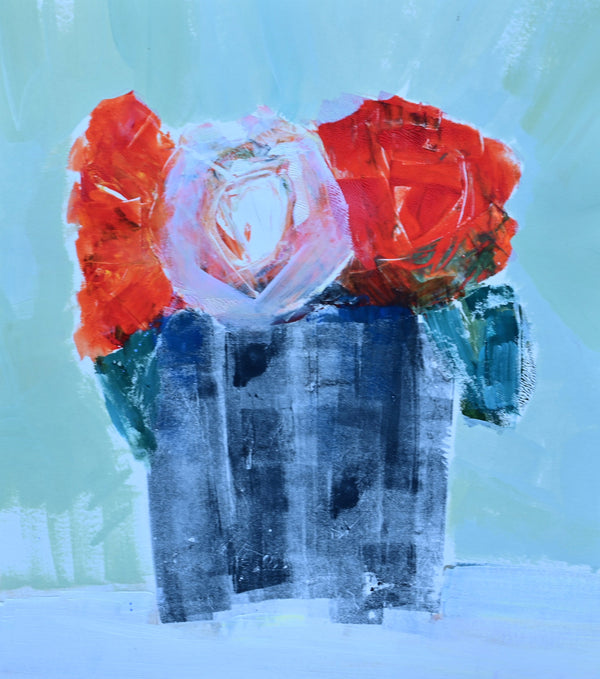Vibrant Spring Flowers Art Madeleine R Studio